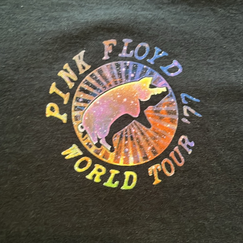 NWT Forever 21 Pink Floyd World Tour 1977 Retro Graphic Tee - Picture 7 of 15